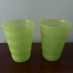 Tupperware Impressions Green 300 mL Cups